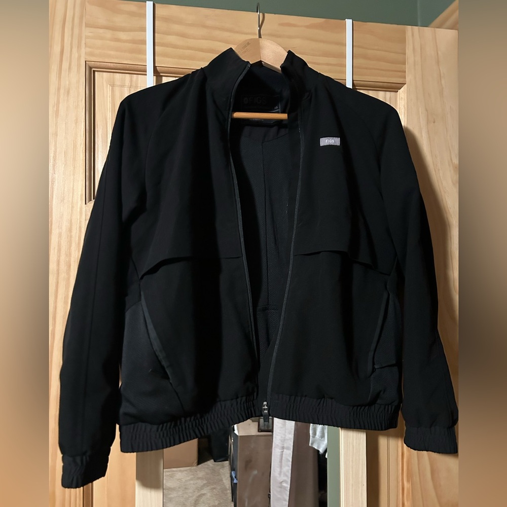 Figs Technical Collection Black Jacket